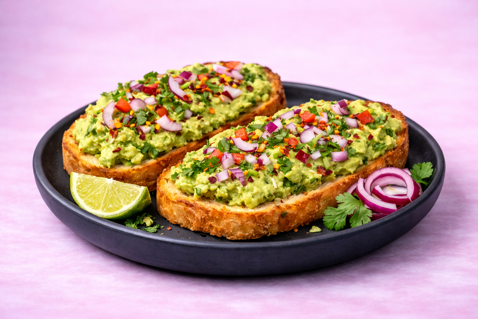 Desi Style Avocado Toastie